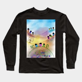 Houses on the Hills Long Sleeve T-Shirt